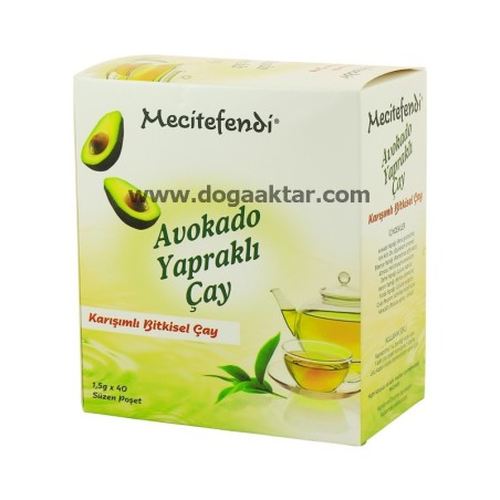 AVOKADO'lu  ÇAY (SÜZEN POŞET 40 LI) Karışımlı Bitki Çayı Mecitefendi