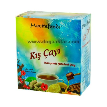 KIŞ ÇAYI (SÜZEN POŞET 40 LI) Karışımlı Bitki Çayı Mecitefendi