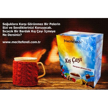 KIŞ ÇAYI (SÜZEN POŞET 40 LI) Karışımlı Bitki Çayı Mecitefendi KIŞ ÇAYI (SÜZEN POŞET 40 LI) Karışımlı Bitki Çayı Mecitefendi