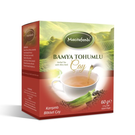 BAMYA TOHUMLU ÇAY (SÜZEN POŞET 40'LI) Mecitefendi