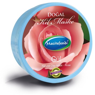 DOĞAL KİL MASKESİ GÜL 200 gr Mecitefendi