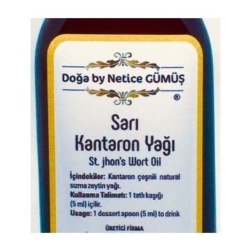 Kantaron Yağı Sarı 100 cc Doğa by Netice Gümüş Kantaron Yağı Sarı 100 cc Doğa by Netice Gümüş