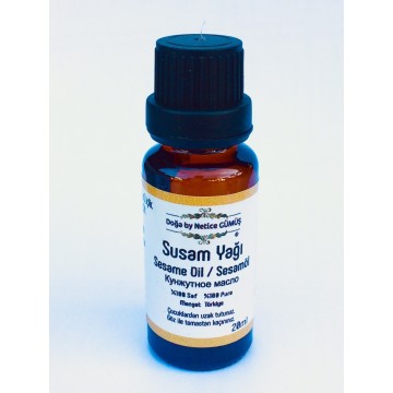 Susam Yağı 20 ml. Mecitefendi Organik Bitkisel