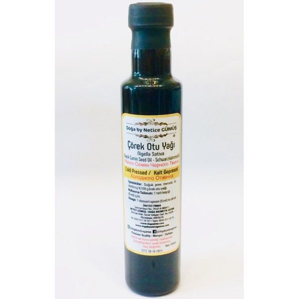 Çörek Otu Yağı 250 ml. Doğa by Netice Gümüş