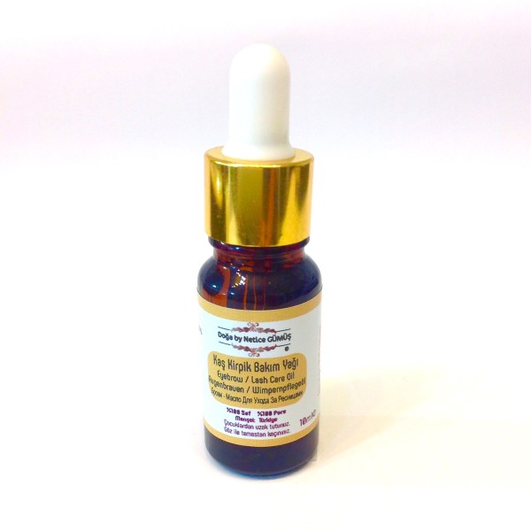 Kaş Kirpik Bakım Yağı 10 Ml.e Cam Damlalıklı