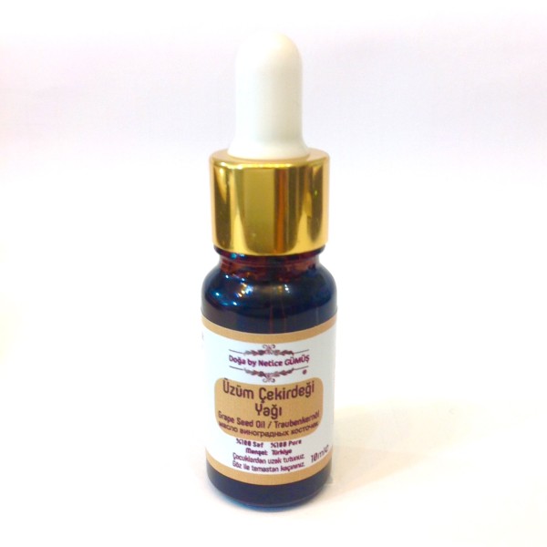 Üzüm Çekirdeği Yağı 10 ml.e Cam Damlalıklı
