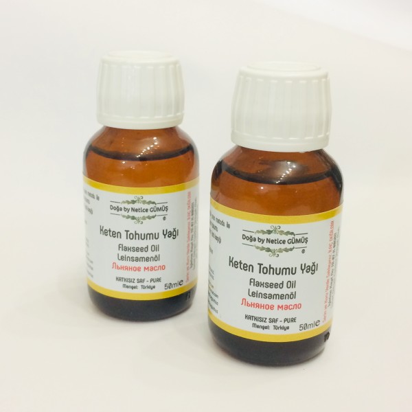 Keten Tohumu Yağı 50 ml. Doğa by Netice Gümüş