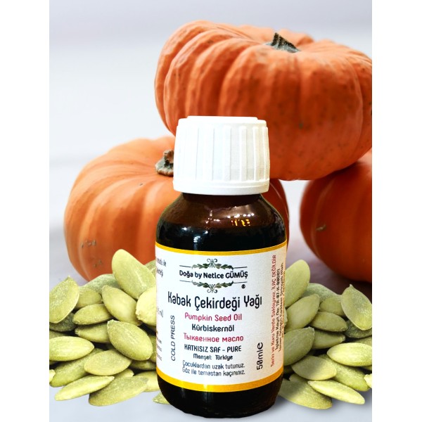 Kabak Çekirdegi Yagı 50 ml. Doğa by Netice Gümüş