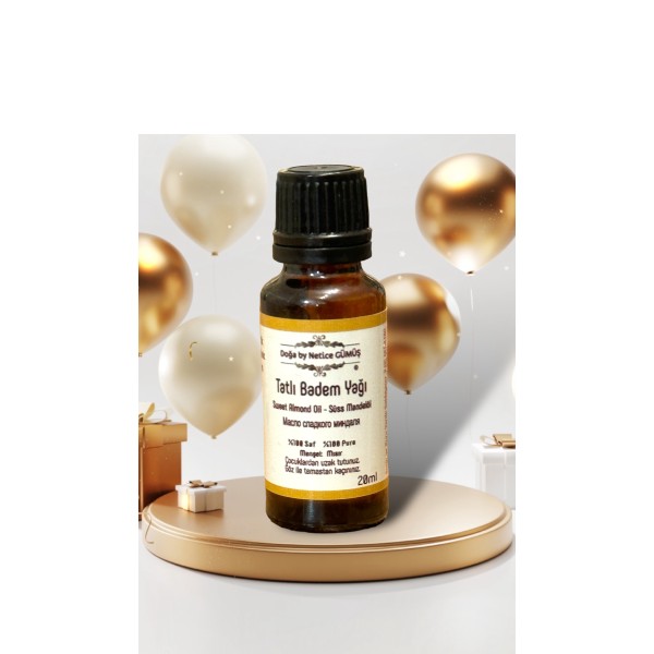 Tatlı Badem Yağı 20 ml. Doğa by Netice Gümüş