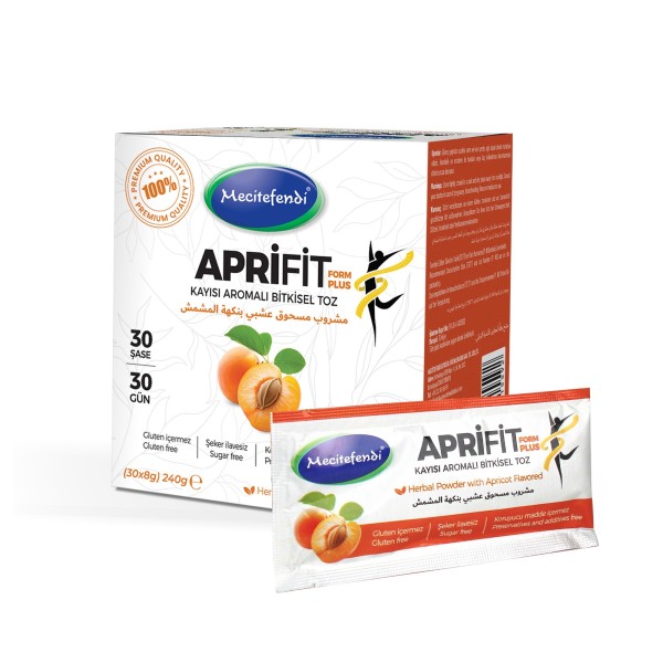 MECİTEFENDİ APRİFİT KAYISI AROMALI BİTKİSEL TOZ 30 ŞASE