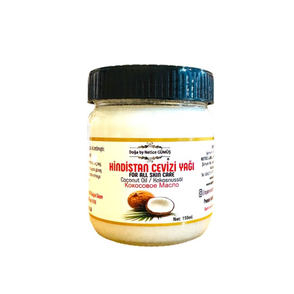Hindistan Cevizi Yağı All Skin Organik  Soğuk Sıkım 150 gr