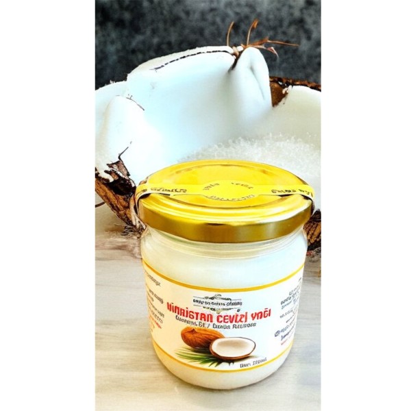 Hindistan Cevizi Yağı Organik  Soğuk Sıkım 150 gr