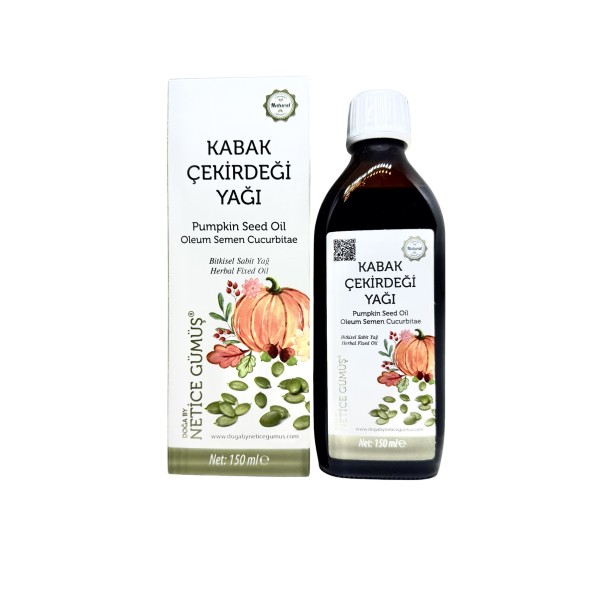 Kabak Çekirdegi Yagı 150 ml. Doğa by Netice Gümüş