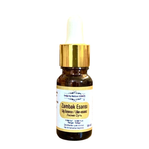 Zambak Esansı 10 ml.e Cam Damlalıklı Doğa by Netice Gümüş