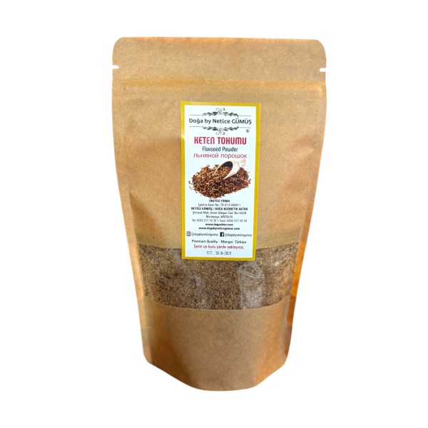 Keten Tohumu Tozu (Öğütülmüş)