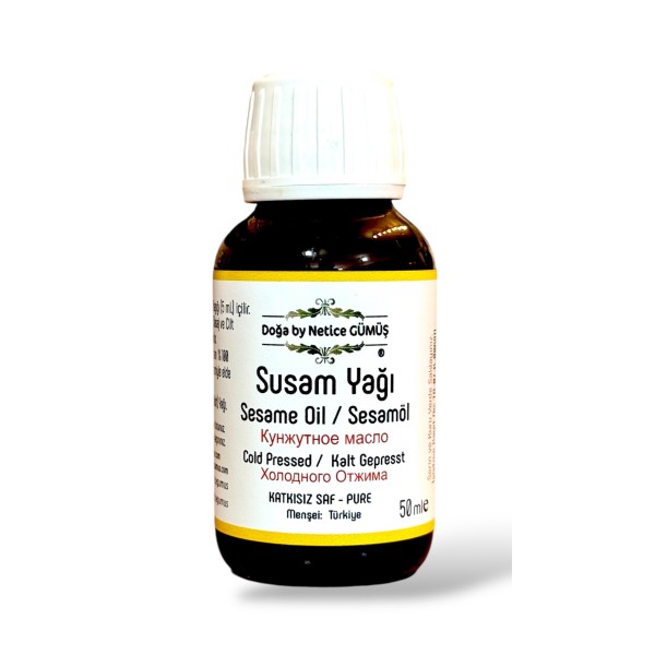 Susam yağı 50 ml. Doğa by Netice Gümüş