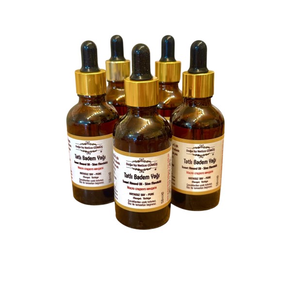 Tatlı Badem Yağı 50 ml. Organik Bitkisel