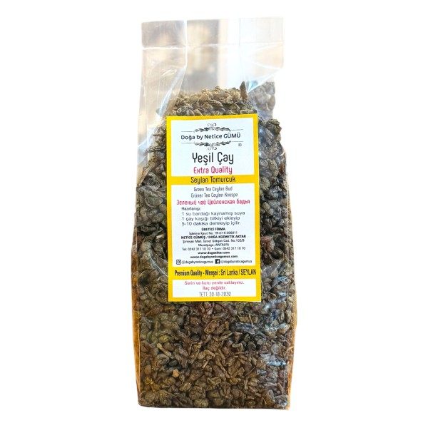 Yeşil Çay - Sri Lanka Tomurcuk Yeşil Çayı  - Orijinal İthal Green Tea Buds