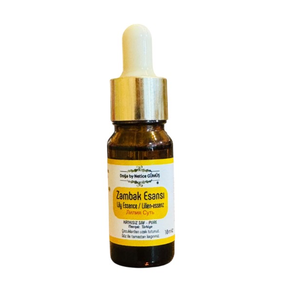 Zambak Esansı 10 ml.e Cam Damlalıklı Doğa by Netice Gümüş
