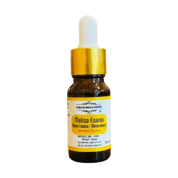 Melissa  Esansı 10 ml.e Cam Damlalıklı